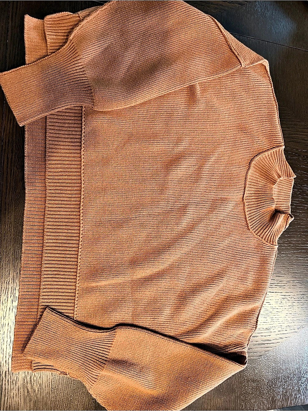 Brown Crew Neck Sweater